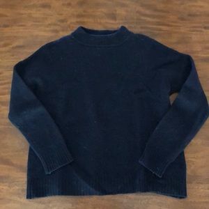 100% wool navy sweater